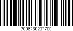Código de barras (EAN, GTIN, SKU, ISBN): '7896760237700'