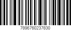 Código de barras (EAN, GTIN, SKU, ISBN): '7896760237830'