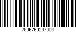 Código de barras (EAN, GTIN, SKU, ISBN): '7896760237908'