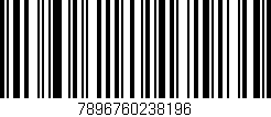Código de barras (EAN, GTIN, SKU, ISBN): '7896760238196'