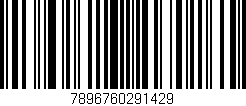 Código de barras (EAN, GTIN, SKU, ISBN): '7896760291429'