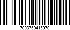 Código de barras (EAN, GTIN, SKU, ISBN): '7896760415078'