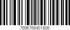 Código de barras (EAN, GTIN, SKU, ISBN): '7896768401806'