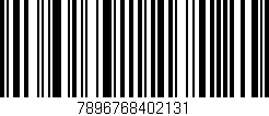 Código de barras (EAN, GTIN, SKU, ISBN): '7896768402131'