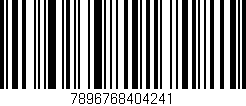 Código de barras (EAN, GTIN, SKU, ISBN): '7896768404241'