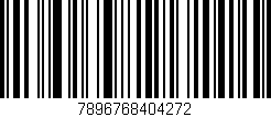 Código de barras (EAN, GTIN, SKU, ISBN): '7896768404272'