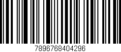 Código de barras (EAN, GTIN, SKU, ISBN): '7896768404296'