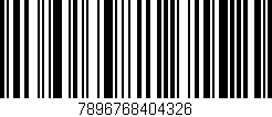 Código de barras (EAN, GTIN, SKU, ISBN): '7896768404326'