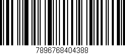 Código de barras (EAN, GTIN, SKU, ISBN): '7896768404388'