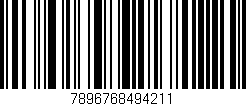 Código de barras (EAN, GTIN, SKU, ISBN): '7896768494211'