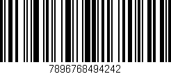 Código de barras (EAN, GTIN, SKU, ISBN): '7896768494242'