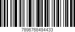 Código de barras (EAN, GTIN, SKU, ISBN): '7896768494433'