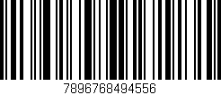 Código de barras (EAN, GTIN, SKU, ISBN): '7896768494556'