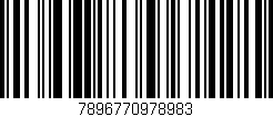 Código de barras (EAN, GTIN, SKU, ISBN): '7896770978983'
