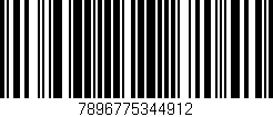 Código de barras (EAN, GTIN, SKU, ISBN): '7896775344912'