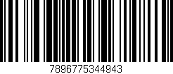 Código de barras (EAN, GTIN, SKU, ISBN): '7896775344943'