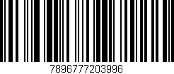 Código de barras (EAN, GTIN, SKU, ISBN): '7896777203996'