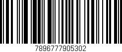 Código de barras (EAN, GTIN, SKU, ISBN): '7896777905302'