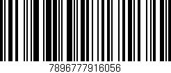 Código de barras (EAN, GTIN, SKU, ISBN): '7896777916056'