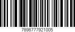 Código de barras (EAN, GTIN, SKU, ISBN): '7896777921005'