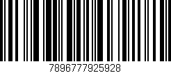 Código de barras (EAN, GTIN, SKU, ISBN): '7896777925928'