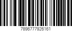 Código de barras (EAN, GTIN, SKU, ISBN): '7896777926161'