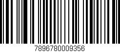 Código de barras (EAN, GTIN, SKU, ISBN): '7896780009356'