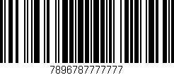 Código de barras (EAN, GTIN, SKU, ISBN): '7896787777777'