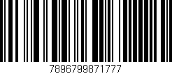 Código de barras (EAN, GTIN, SKU, ISBN): '7896799871777'