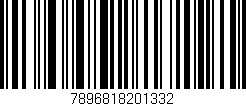 Código de barras (EAN, GTIN, SKU, ISBN): '7896818201332'