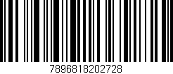 Código de barras (EAN, GTIN, SKU, ISBN): '7896818202728'