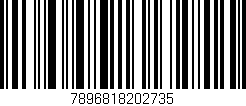 Código de barras (EAN, GTIN, SKU, ISBN): '7896818202735'
