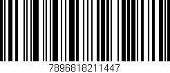 Código de barras (EAN, GTIN, SKU, ISBN): '7896818211447'