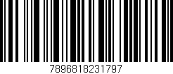 Código de barras (EAN, GTIN, SKU, ISBN): '7896818231797'