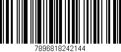 Código de barras (EAN, GTIN, SKU, ISBN): '7896818242144'
