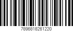 Código de barras (EAN, GTIN, SKU, ISBN): '7896818261220'