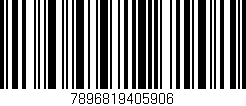 Código de barras (EAN, GTIN, SKU, ISBN): '7896819405906'
