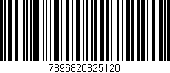 Código de barras (EAN, GTIN, SKU, ISBN): '7896820825120'