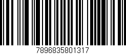 Código de barras (EAN, GTIN, SKU, ISBN): '7896835801317'