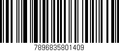 Código de barras (EAN, GTIN, SKU, ISBN): '7896835801409'