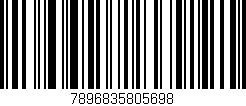 Código de barras (EAN, GTIN, SKU, ISBN): '7896835805698'