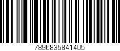 Código de barras (EAN, GTIN, SKU, ISBN): '7896835841405'