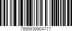 Código de barras (EAN, GTIN, SKU, ISBN): '7896839904717'