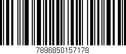Código de barras (EAN, GTIN, SKU, ISBN): '7896850157178'