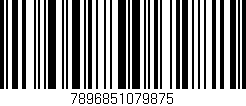 Código de barras (EAN, GTIN, SKU, ISBN): '7896851079875'