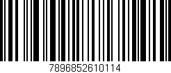 Código de barras (EAN, GTIN, SKU, ISBN): '7896852610114'