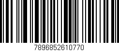 Código de barras (EAN, GTIN, SKU, ISBN): '7896852610770'