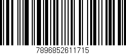 Código de barras (EAN, GTIN, SKU, ISBN): '7896852611715'