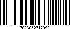 Código de barras (EAN, GTIN, SKU, ISBN): '7896852612392'