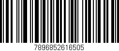 Código de barras (EAN, GTIN, SKU, ISBN): '7896852616505'
